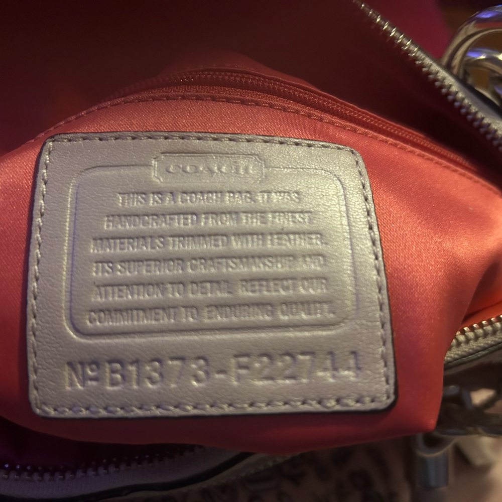 Coach Sateen purse - Picture 13 of 16